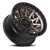 DOORBUSTER PRICING! - Lock Offroad Lunatic Wheel 20x10 6x139.7 Matte Bronze w/ Matte Black Ring -18mm - FREE T-SHIRT INCLUDED! | LUNATIC-2169MRMBR