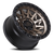 DOORBUSTER PRICING! - Lock Offroad Lunatic Wheel 20x9 5x127 Matte Bronze w/ Matte Black Ring 0mm - FREE T-SHIRT INCLUDED! | LUNATIC-2957MRMBR