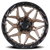 DOORBUSTER PRICING! - Lock Offroad Matrix Wheel 17x9 5x127 & 5x139.7 Matte Bronze w/ Matte Black Ring -12mm - FREE T-SHIRT INCLUDED! | MATRIX-7921MRMBR12N