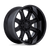 Fuel Off-Road D853 Darkstar Custom Drilled Wheel Blanks Rims 22x9 Black Gloss Black Lip 1mm | FC853MB22900001