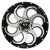 Red Dirt Road Rd14 Wheels Rims 18x9 5x5.5 (5x139.7) Black Machined Face -12mm | RD14-8970-N12BM