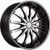 Borghini Bw99 Wheels Rims 24x9.5 6x139.7 Black Machined 30mm | WBWW099S47O18P024F004C16