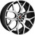 Dcenti Racing 43 Wheels Rims 20x8.5 5x4.5 (5x114.3) 5x100 Black Machined 35mm | DCTL043-2850BM