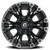 Fuel D851 Vapor Wheel 20x10 6x135 & 6x139.7 Matte Black Machined With Gray Tint -18mm - FREE T-SHIRT INCLUDED! | D85120009846A