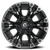 Fuel D851 Vapor Wheel 20x9 8x165.1 Matte Black Machined With Gray Tint 1mm - FREE T-SHIRT INCLUDED! | D85120908250A