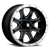 Havok 105 Wheels Rims 20x9 5x127 (5x5) Black Milled Windows Machined Lip Ring -12mm | HAV105-2968-N12BMWME