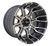 Red Dirt Road Rd11 Wheels Rims 17x9 5x127 (5x5) Black Machine Face 0mm | RD11-7968-0MM