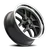 DOORBUSTER PRICING! - Ridler 610 Wheel 17x8 5x127 Matte Black w/ Polished Lip 0mm | 610-7873MB