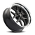 DOORBUSTER PRICING! - Ridler 610 Wheel 20x8.5 5x120.65 Matte Black w/ Polished Lip 0mm | 610-2861MB