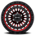 DOORBUSTER PRICING! - Rtx Moab Wheel 18x9 6x139.7 Gloss Black Machined Red 0mm | 83094
