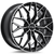 Rtx Rs02 Wheels Rims 18x8 5x114.3 Gloss Black Machined 38mm | 83154