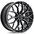 Rtx Rs02 Wheels Rims 19x8.5 5x114.3 Gloss Black Machined 38mm | 83155