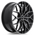 Rtx Rs02 Wheels Rims 19x8.5 5x114.3 Gloss Black Machined 38mm | 83155