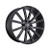 U2 77 Wheels Rims 24x9.5 6x5.5 (6x139.7) Black Milled 30mm | U277-24985BMW