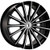 Velocity Vw10 Wheels Rims 17x7 5x100 5x4.5 (5x114.3) Black Machined 38mm | VW10-7750BM