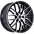 Velsen 555 17x7.5 5x114.3/5x4.5 Black Machined 38mm Wheels