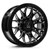 Axe Atlas  Atv Wheels Rims 15x7 4x137 4x156 Gloss Black Milled 10mm | 1578137156+10ATLBM