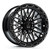 Axe Hypnos  Atv Wheels Rims 15x7 4x137 4x156 Gloss Black Milled 10mm | 1578137156+10HYPBM