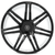 Axe Ex26 Wheels Rims 24x10 5x127 Gloss Black 28mm | 24106BLNK28EX26GB-5x127