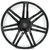 Axe Ex26 Wheels Rims 24x10 5x110 Gloss Black 28mm | 2410BLNK28EX26GB-5x110