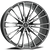 Axe Cf2 Wheels Rims 21x10.5 5x130 Black And Polished Face 25mm | 10521BLNK25CF2BP-5x130