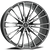 Axe Cf2 Wheels Rims 22x10.5 5x115 Black And Polished Face 38mm | 10522BLNK38CF2BP-5x115