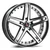 Axe Ex20 Wheels Rims 22x10.5 5x112 Black And Polished Face 25mm | 10522BLNK25EX20B-5x112