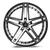Axe Ex20 Wheels Rims 22x10.5 5x112 Black And Polished Face 25mm | 10522BLNK25EX20B-5x112