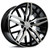 Axe Ex30 Wheels Rims 20x8.5 5x110 Black And Polished Face 40mm | 8520BLNK40EX30BP-5x110