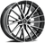 Axe Ex40 Wheels Rims 20x8.5 5x110 Black And Polished Face 40mm | 8520BLNK40EX40BP-5x110