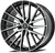 Axe Ex40 Wheels Rims 20x8.5 5x110 Black And Polished Face 40mm | 8520BLNK40EX40BP-5x110
