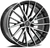 Axe Ex40 Wheels Rims 22x9 5x120 Black And Polished Face 35mm | 922BLNK35EX40BP-5x120