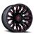 Fuel D823 Flame Wheel 20x9 8x180 Gloss Black Milled With Candy Red Tint 1mm - FREE T-SHIRT INCLUDED! | D82320901850