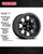 Raceline Avenger Wheels Rims 20x9 5x150 Satin Black 0mm | 959B-29051-00