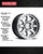 Raceline Avenger Wheels Rims 20x9 5x150 Machined W/ Clear Coat 0mm | 959MC-29051-00
