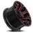 Revenge Rv202 Wheel 20x9 8x170 Black Milled w/ Red Tint 0mm - FREE T-SHIRT INCLUDED! | RV202-20908170+00BRW