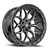 DOORBUSTER PRICING! - Vortek Vrp-504 Wheel 22x10 5x127 & 5x139.7 Black Diamond Cut With Dark Tint -18mm | 504221043-18BDCDT