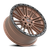 DOORBUSTER PRICING! - Vortek Vrt-604 Wheel 22x10 6x135 & 6x139.7 Matte Bronze With Black Bead Ring -18mm | 604221057-18MBR