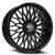 Azad Az301 Custom Drilled Wheel Blanks Rims 24x9 Black 15mm | AZ301249BLANK+15GLOSSBLACK