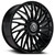 Azad Az717 Custom Drilled Wheel Blanks Rims 24x9 Black 30mm | AZ717249BLANK+30BLACK