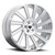 Blaque Diamond BD-40 Custom Drilled Wheel Blanks Rims 22x10.5 Silver Machined Custom Offsetmm | PW#611