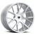 Blaque Diamond F18 Custom Drilled Wheel Blanks Rims 22x11 Silver Brushed Face Custom Offsetmm | SW#82