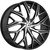Azara Aza-527 Custom Drilled Wheel Blanks Rims 22x9.5 Black Machined 15mm | AZA-5272295BL15BM