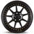 Aodhan Ds-X Wheels Rims 18x8.5 5x114.3 Gloss Black W/ Gold Rivets 35mm | DSX1885511435GB
