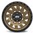 Atw Congo Wheels Rims 17x9 5x114.3 Satin Sand Bronze W/ Black Lip -12mm | CON1794820