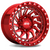 Atw Culebra Wheels Rims 17x9 5x127 Candy Red W/ Milled Spokes -12mm | CUL1795090