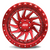 Atw Culebra Wheels Rims 17x9 5x127 Candy Red W/ Milled Spokes -12mm | CUL1795090