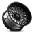 DOORBUSTER PRICING! - Axe Kratos Wheel 24x14 8x180 Gloss Black Milled -76mm - MINIMUM PURCHASE OF 4 WHEELS - FREE T-SHIRT INCLUDED! | 24148180-76KRABM