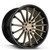 Azad Az24 Wheels Rims 20x10.5 5x4.5 (5x114.3) Bronze Black Lip 42mm | AZ24201055114+42B/BL