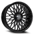 Azad Az301 Wheels Rims 22x10.5 5x127 (5x5) 5x130 Black 40mm | AZ301221055127/130+40GLOSSBLACK